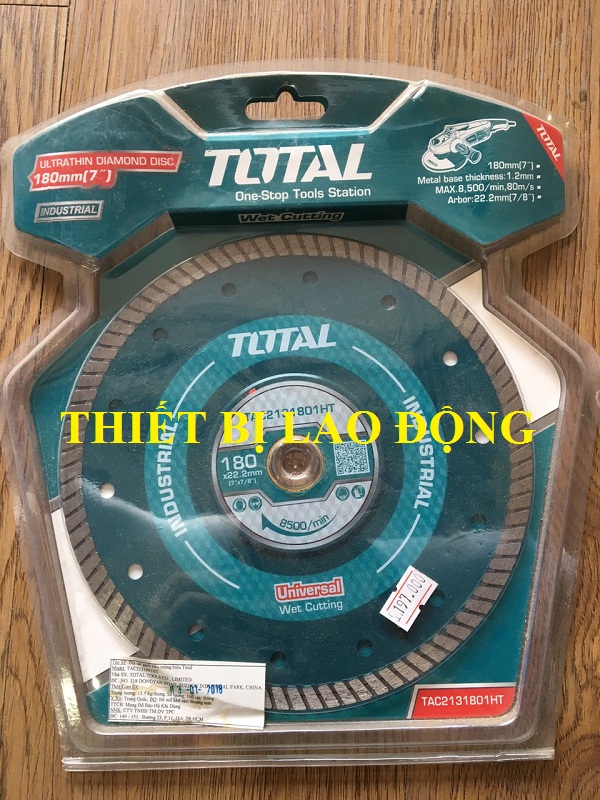 ĐĨA CẮT SIÊU MỎNG TOTAL 180MM X 22.2MM – TAC2131801HT