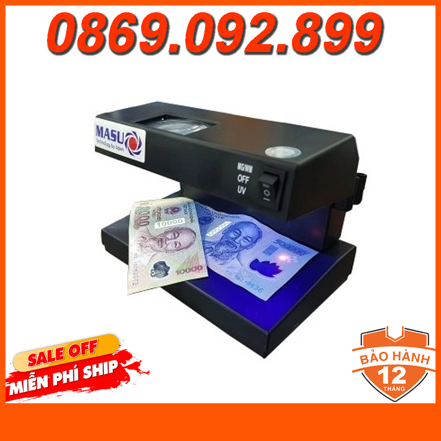 [Có bảo hành] [Có sẵn] Máy Soi Tiền Giả Masu AD-2138
