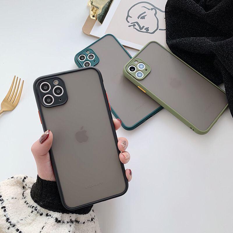 ốp lưng dành cho iphone  12,12 Pro,12 Pro Max nhám trơn bảo vệ camera