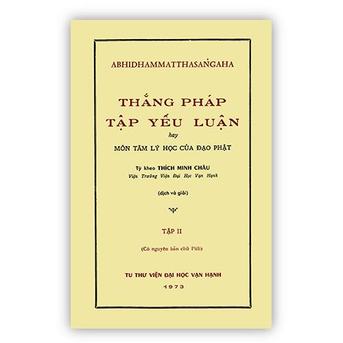SÁCH - THẮNG PHÁP TẬP YẾU LUẬN (BỘ 2 QUYỂN)