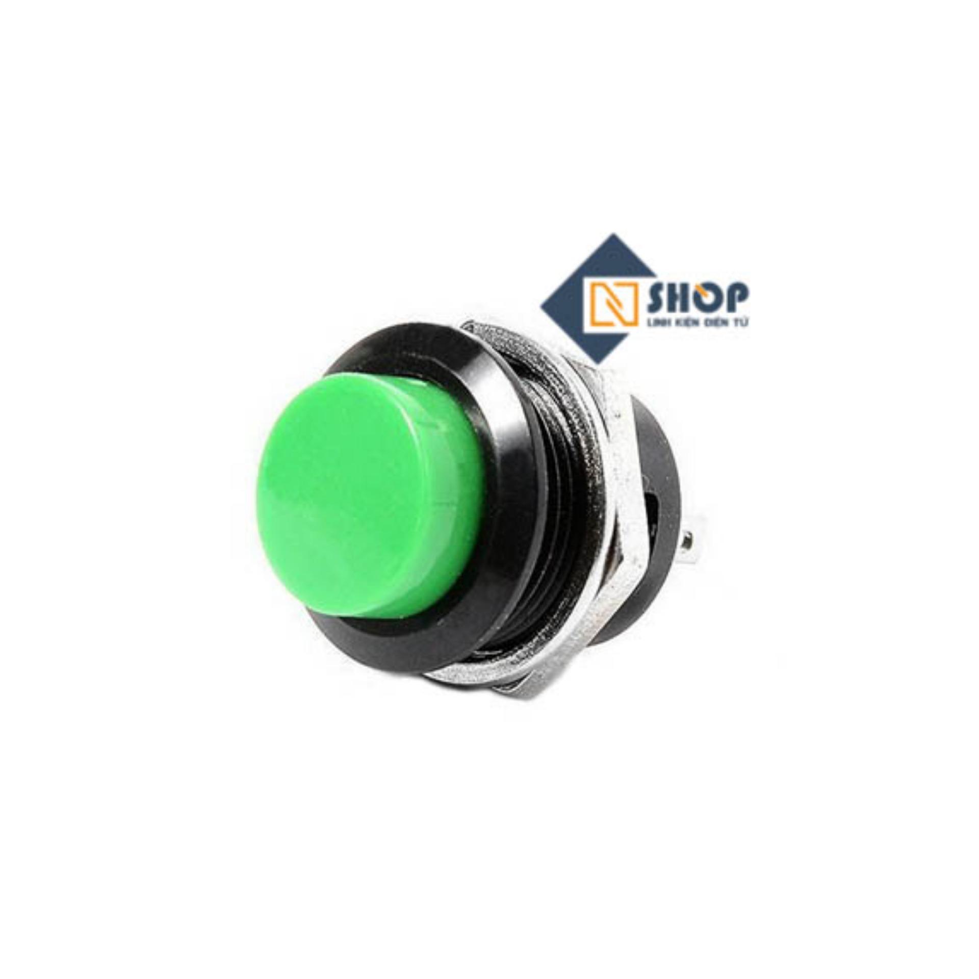 2 Nút nhấn nhả R13-507 16mm (xanh)