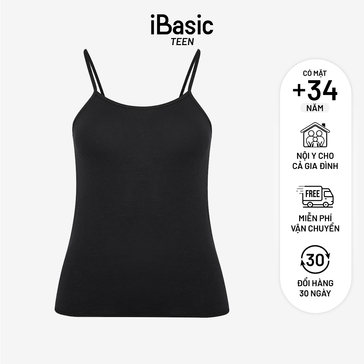 Áo lót iBasic cami dài VA112
