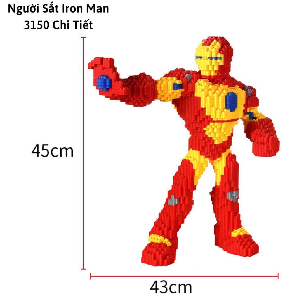 MÔ HÌNH LẮP RÁP NHÂN VẬT SIÊU ANH HÙNG SIÊU NHÂN 3D