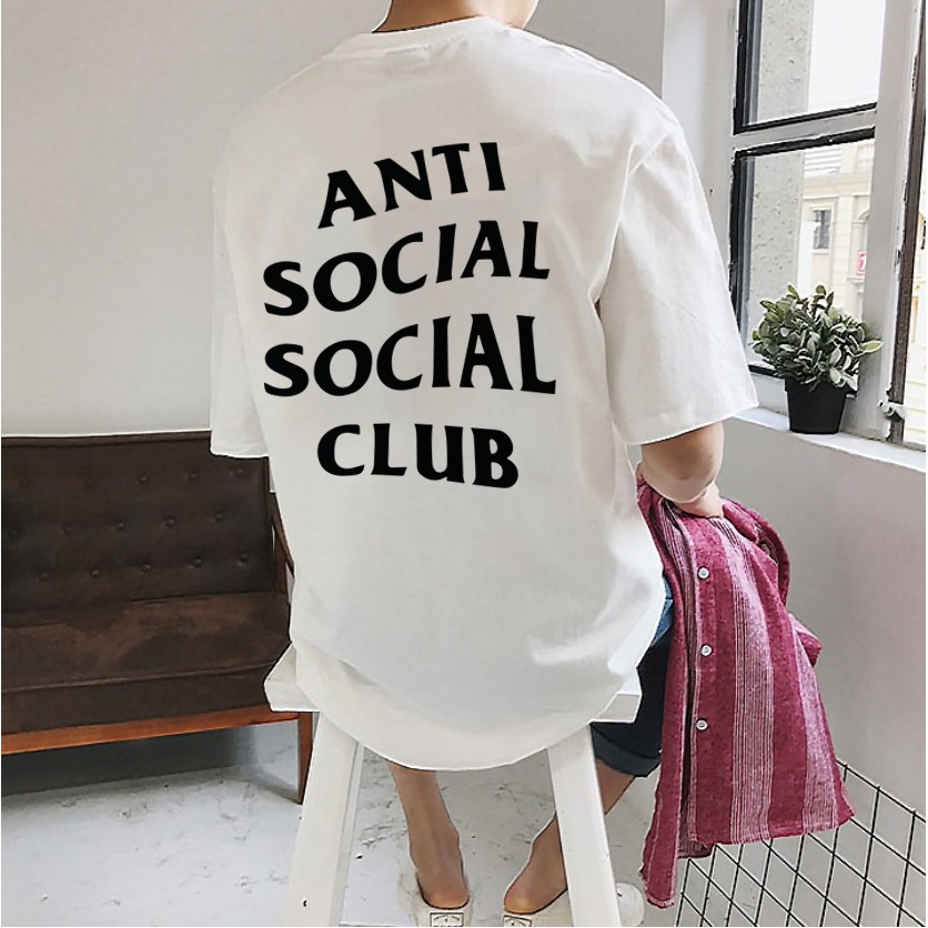 Áo Thun Tay Lỡ Unisex Anti Social