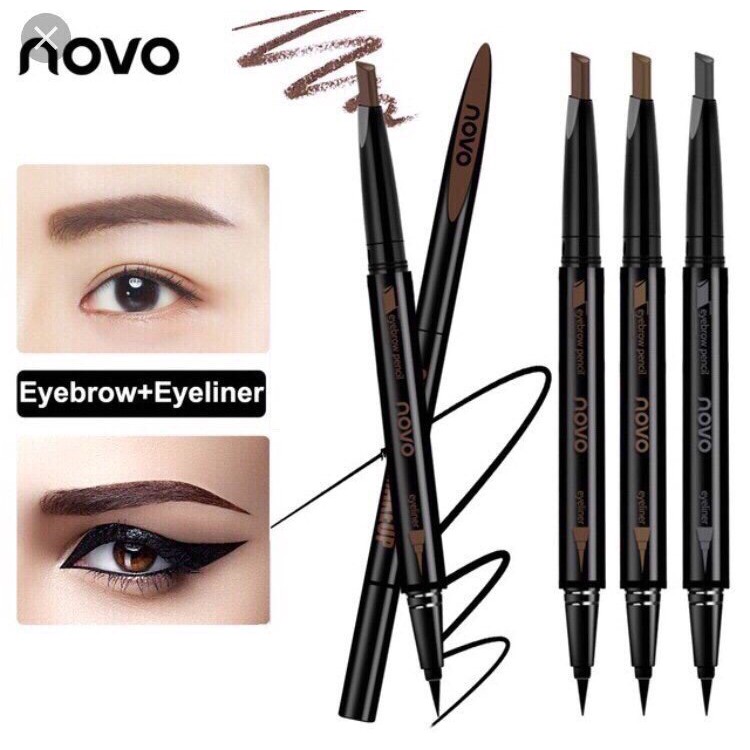 Chì Kẻ Mày 2In1 Novo Makeup Seduce (Kẻ Mày + Kẻ Mắt)