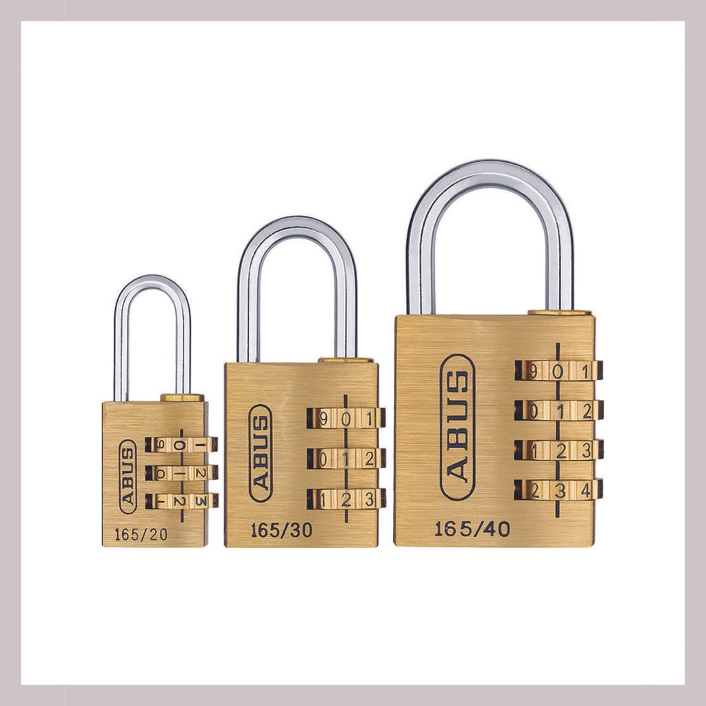 Khoá số đồng cao cấp ABUS 165/30 3 số thân 30mm
