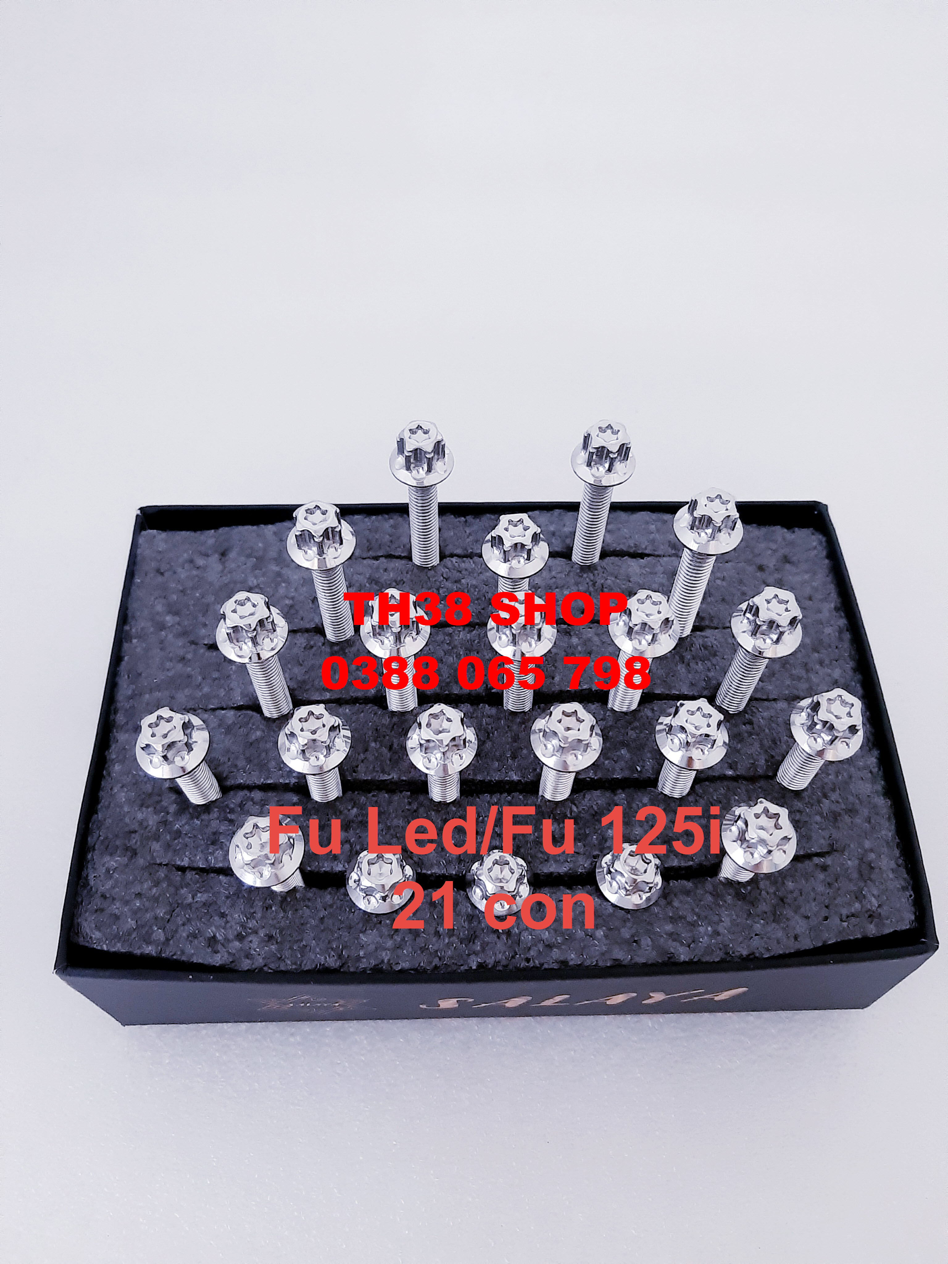 ốc lốc máy salaya fu mập/ fu led/ wave 125i thái  [bộ 21 con]