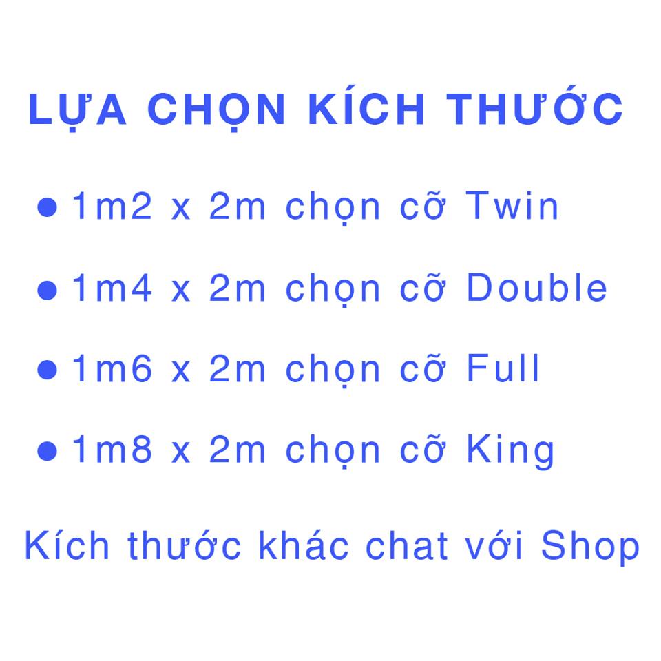 Bộ chăn ga gối Cotton phong cách Hàn Quốc Basic đen + ruột chăn dày.