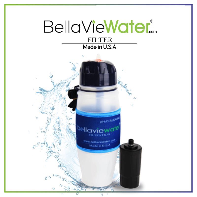Bình lọc nước cầm tay tạo ion kiềm BellaVie Water