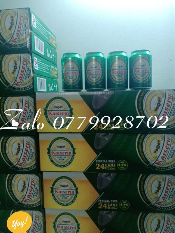 Bia Đức Kaiserin Date 05/2021 Thùng 24 lon