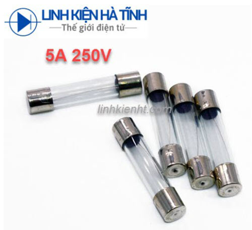 Cầu chì ống 5a 250v 6x30mm