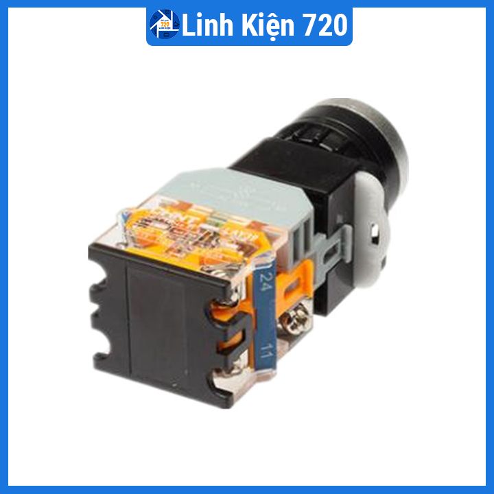 Nút nhấn đề LA38 nhấn giữ có đèn LA38 380V 10A