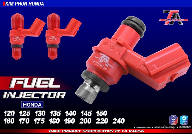 KIM PHUN VÒI PHUN  XĂNG XE MÁY DÒNG  HONDA FI CLICK VARIO WINNER - PCX150  TA RACING