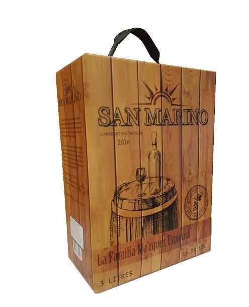 Vang bịch đỏ Chile San Marino 3 lít chính hãng - Nho không qua chưng cất