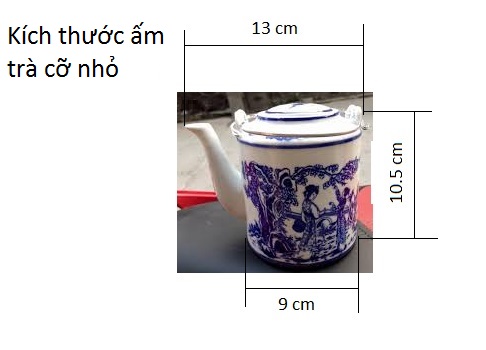 Bộ vỏ bình trà và bình trà cỡ nhỏ (khoảng 450-500ml)