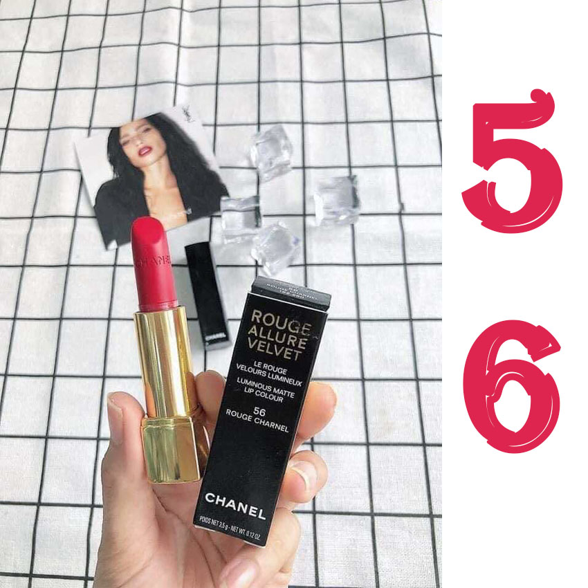 Chanel rouge allue velvet56 rouge charnel Beauty  Personal Care Face  Makeup on Carousell