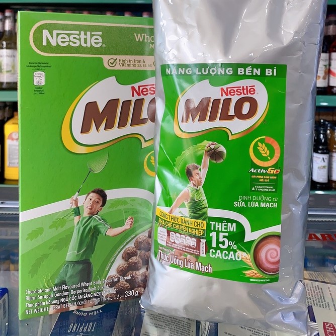 Bột Milo bịch 1kg nguyên chất Nestlé (thêm 15% bột cacao)- DATE mới