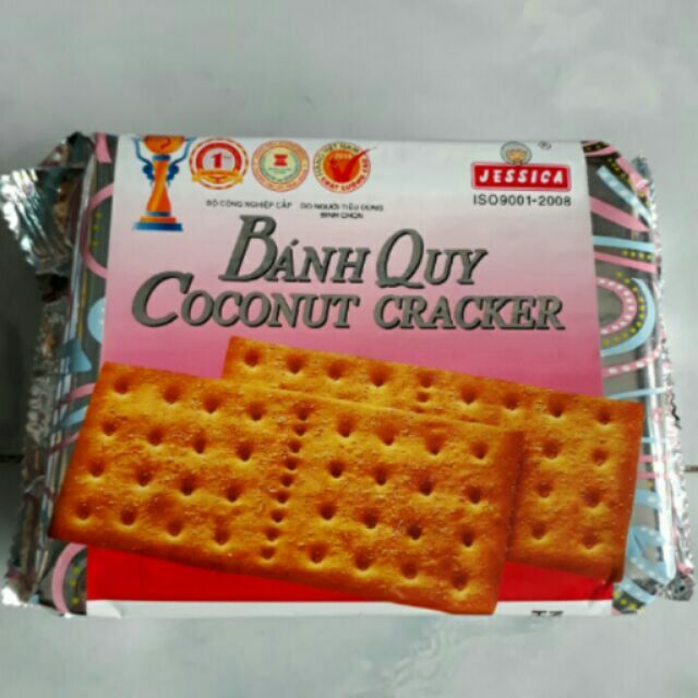 BÁNH QUY COCONUT CRACKER (BÁNH BẠC TRÒN/VUÔNG)