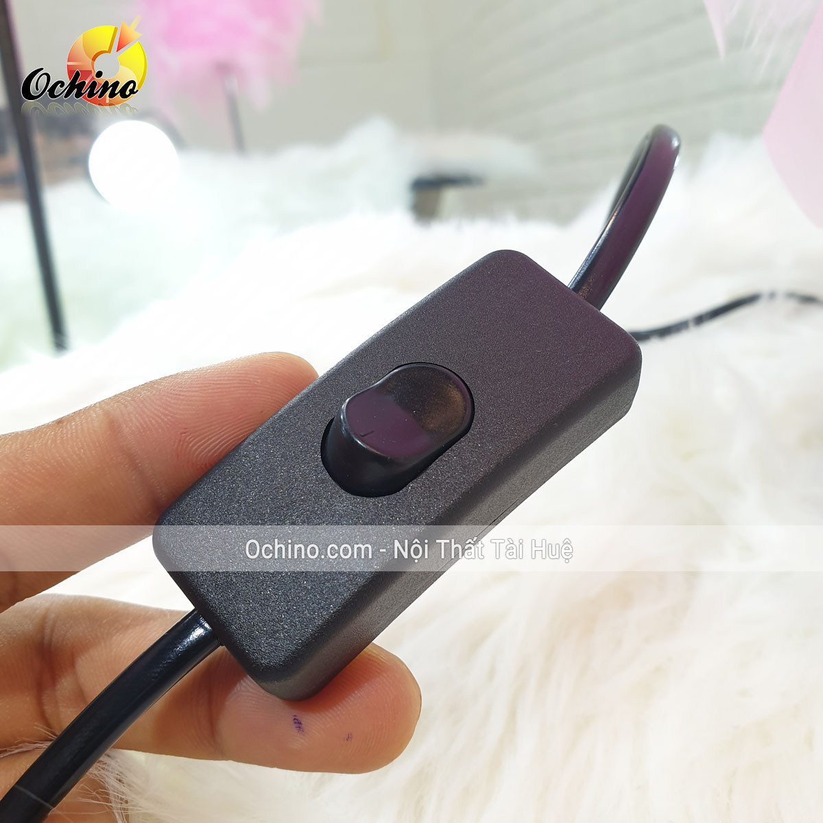 Đèn Ngủ, Đèn Lông Vũ Để Bàn Không Đá (Có Sẵn)