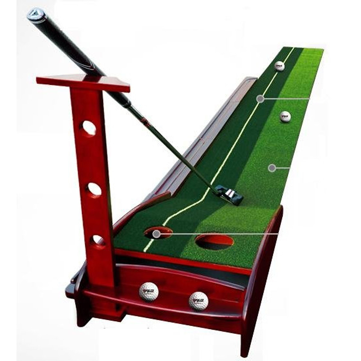 Thảm tập Golf Putting Gỗ PGM 350x30cm