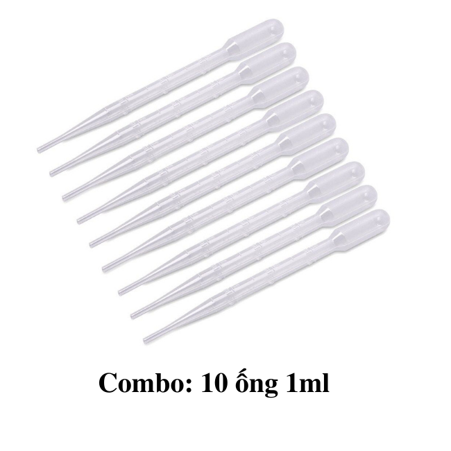 Pipet nhựa 1ml - Combo 10 ống