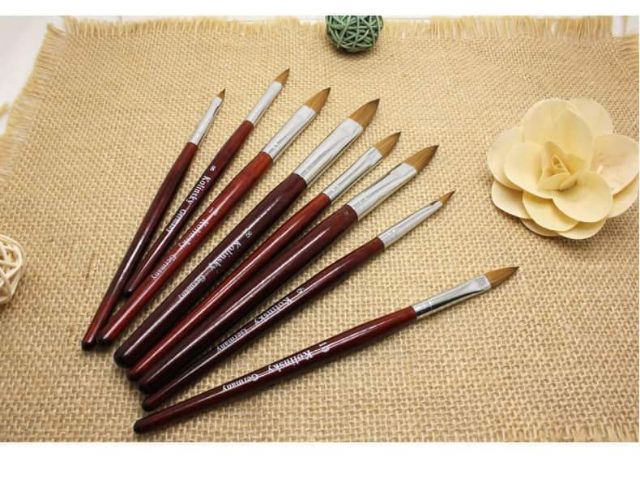 Cọ Đắp Móng Bột Kolinsy Số Từ 8-18