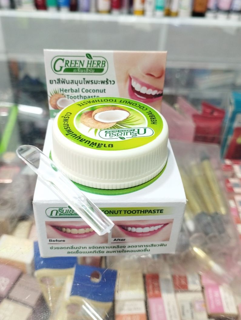 [HCM]Kem Tẩy Trắng Răng Green Herb  Thái Lan