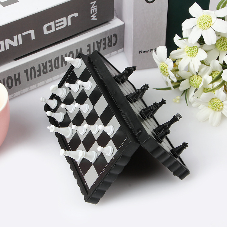 Bàn Cờ Vua Nam Châm Mini Nhỏ Gọn 13x14cm