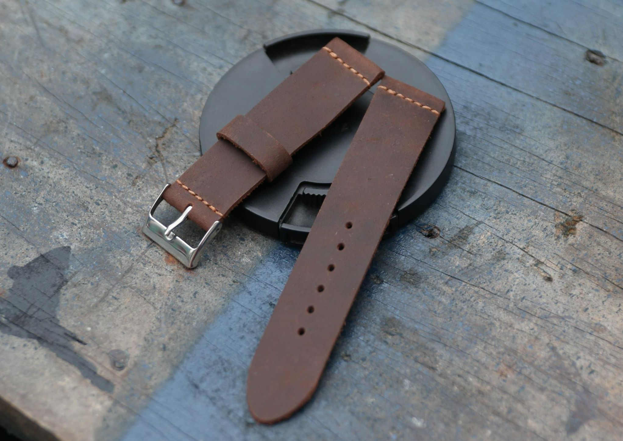 [HCM]Dây da đồng hồ handmade tặng kèm khóa