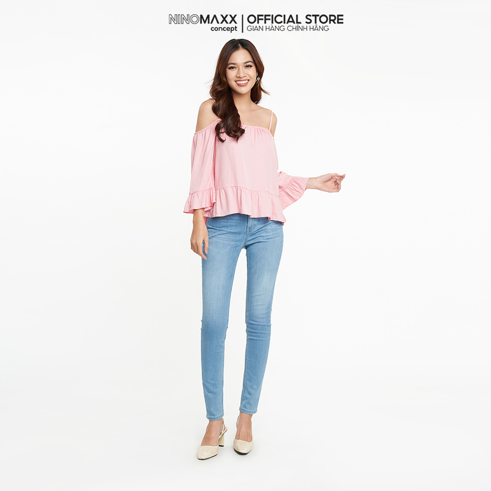 N&M Quần jean Basic Nữ dài cotton 2203048