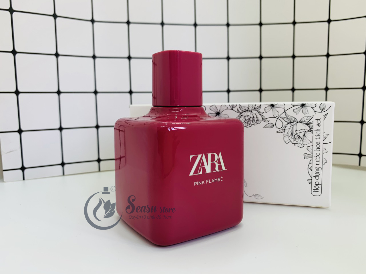 Nước hoa Zara Pink Flambe 90ml (tách set)