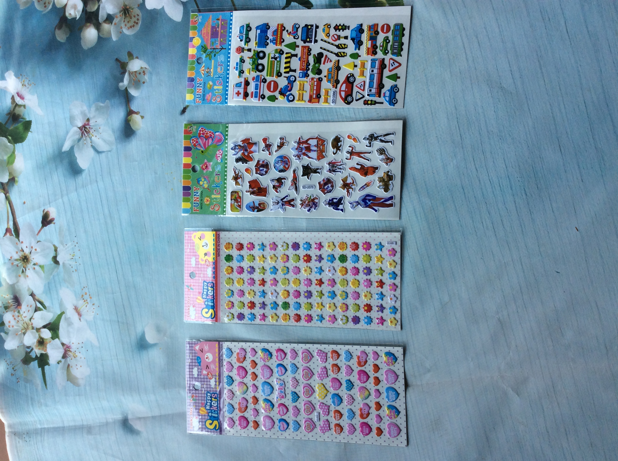 Sticker,hình dán trang trí nhiều hình đủ size lựa chọn - 1 Tập