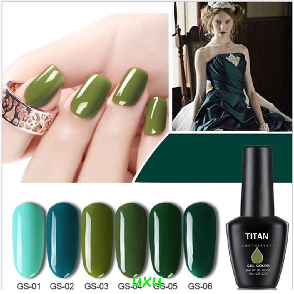 Sơn Gel 15Ml Titan Màu No.128 đỏ đô