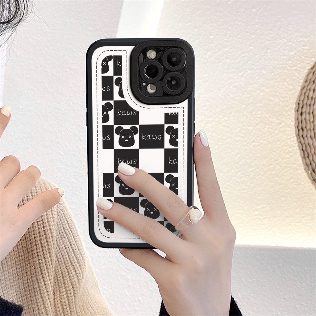 Ốp Lưng IPhone BEAR Cạnh Vuông Bảo Vệ Camera [bear]