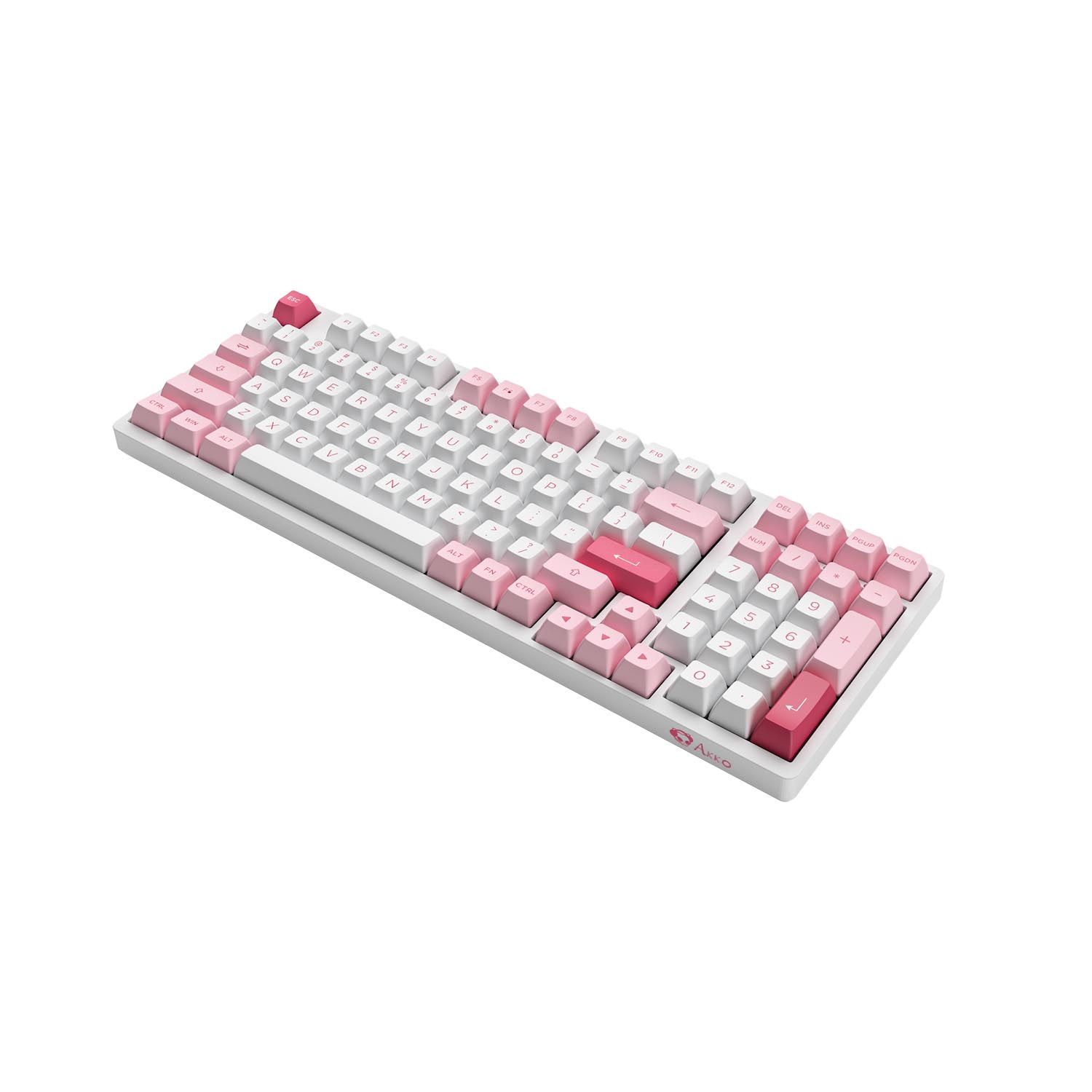Bàn phím cơ AKKO 3098B Multi-modes Prunus Lannesiana (Bluetooth 5.0 / Wireless 2.4Ghz / Hotswap / Foam tiêu âm / Foam đáy / AKKO CS switch)