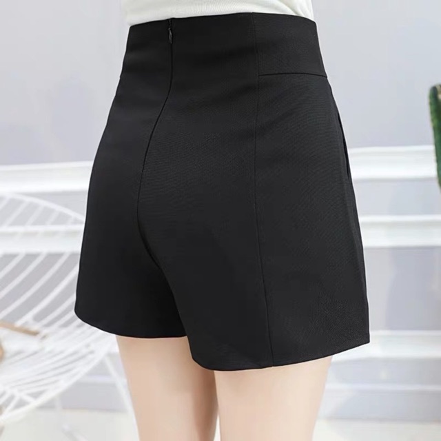 Quần short cạp cao Evelyn kiểu dáng basic siêu xinh