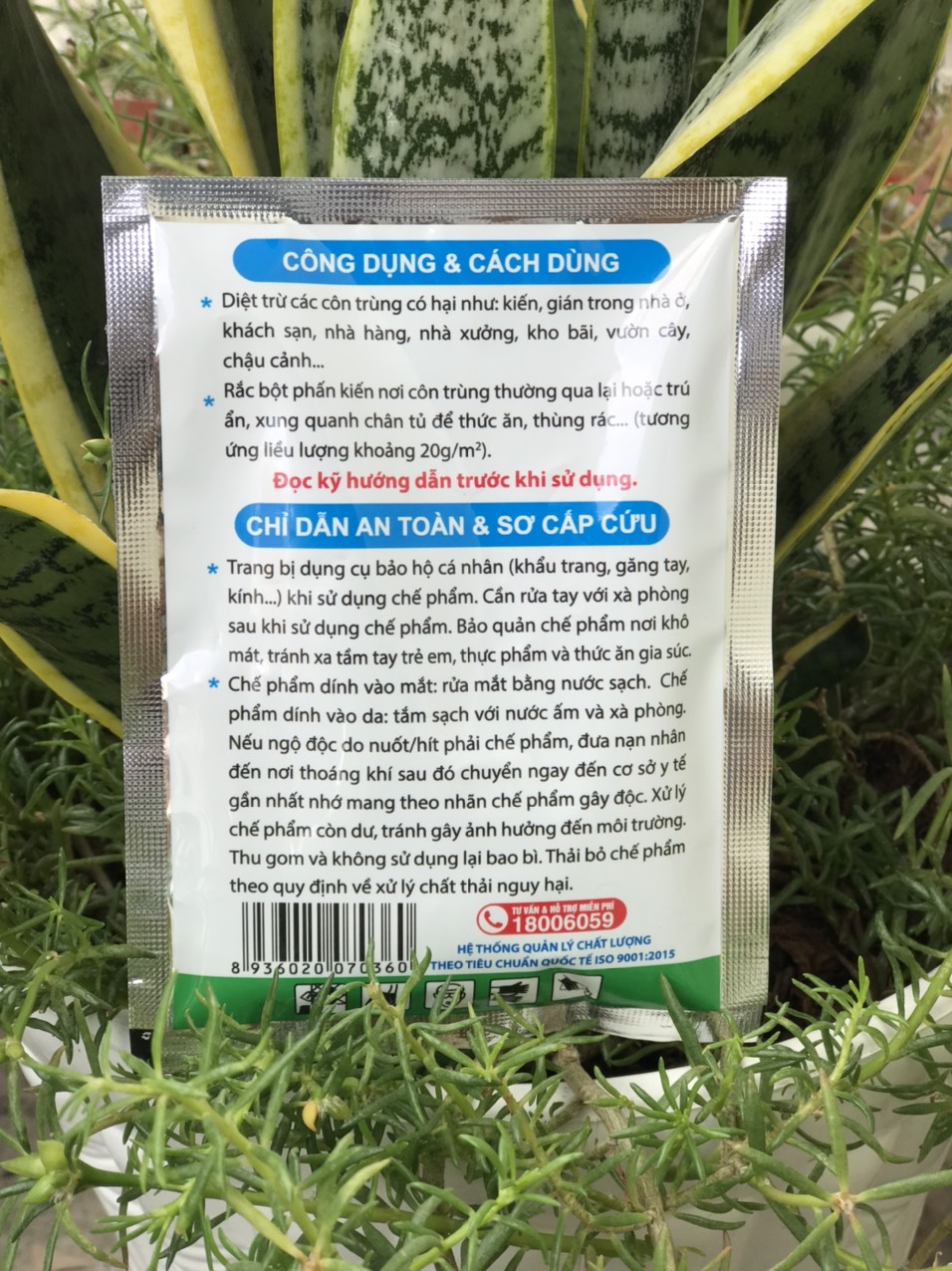 Bột phấn diệt kiến vipesco gói 50gr