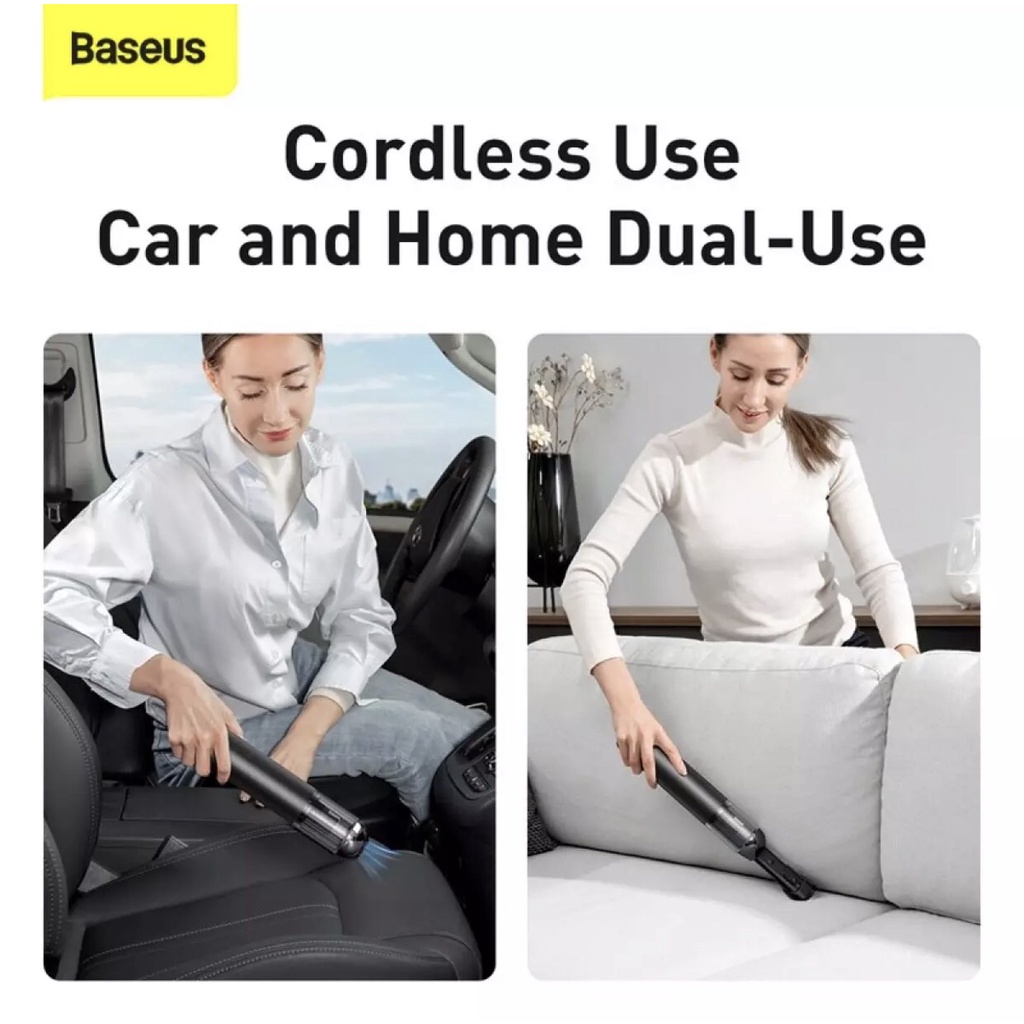 Máy hút bụi Baseus cầm tay A3 Lite Car Vacuum Cleaner (15000pa, 135W, Vacuum Portable Cleaner)