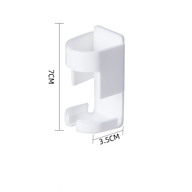 【CC】⊕∈○  Multi-Purpose Hooks Electric Toothbrush Holder Traceless Rack Wall-Mounted Bathroom Organizer Accessories
