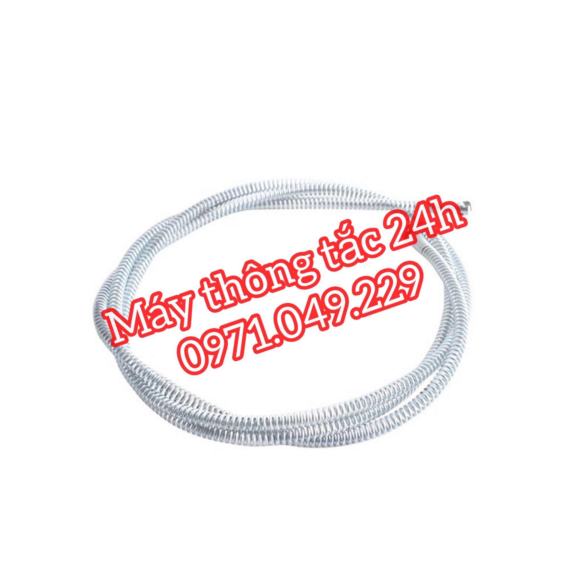 Dây thông tắc cống phi 12 dùng cho máy khoan dài 3m