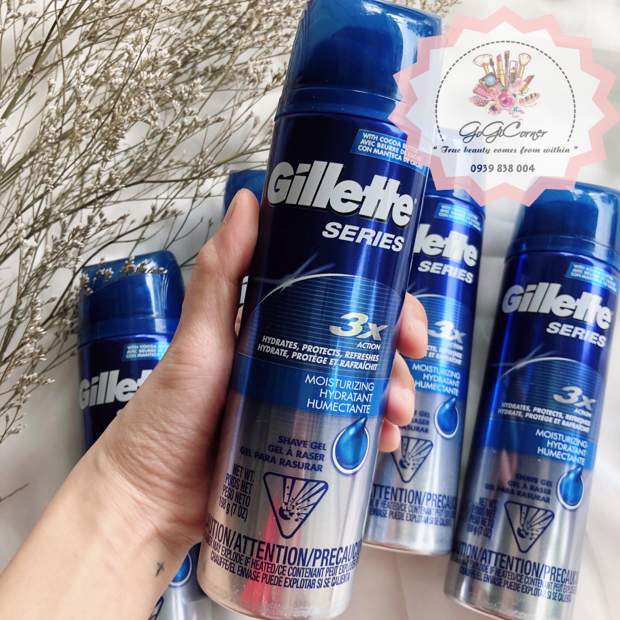 GEL CẠO RÂU GILLETTE SERIES 3X 198GR