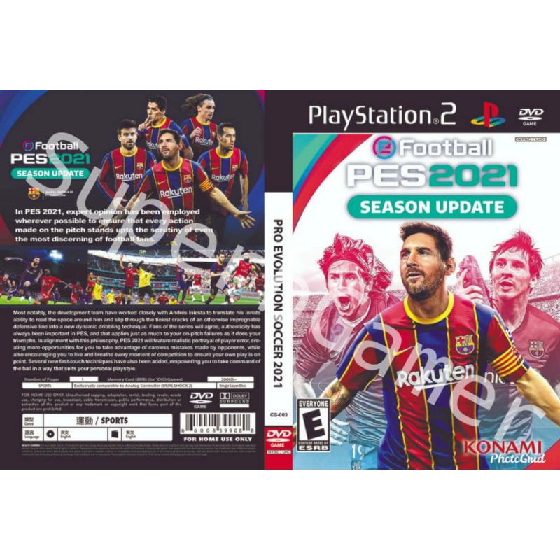 [HCM]game ps2 pes 2021 season update ( update thang 3 nam 2021 )