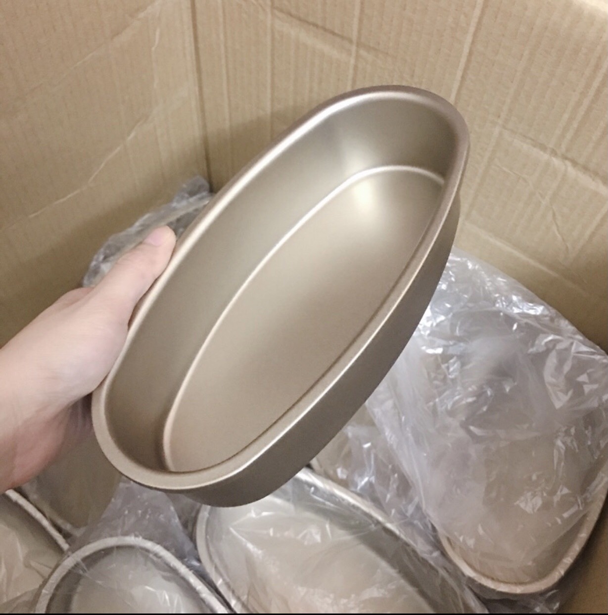 [HCM] KHUÔN OVAN CHỐNG DÍNH 22X11X6