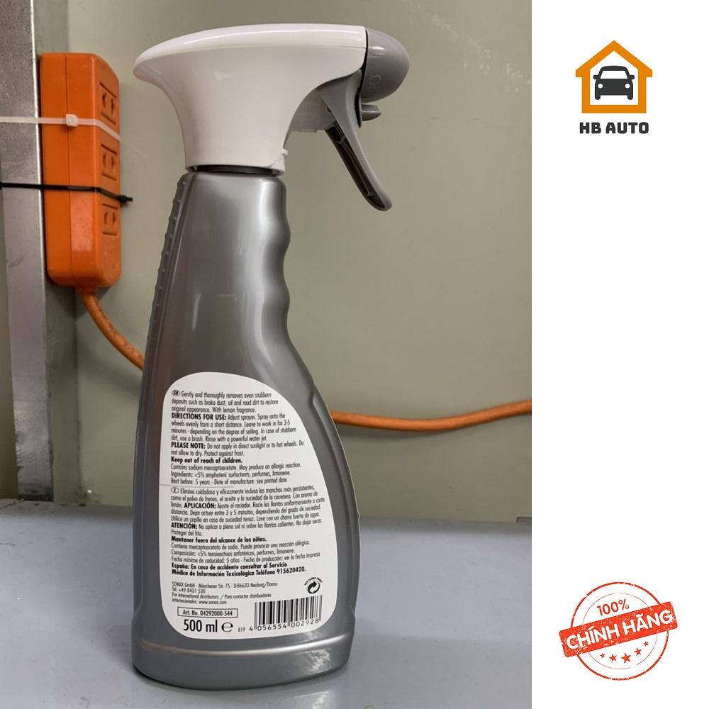 [FreeshipMAX] Chai xịt rửa vành mâm xe Sonax 500ml 429200