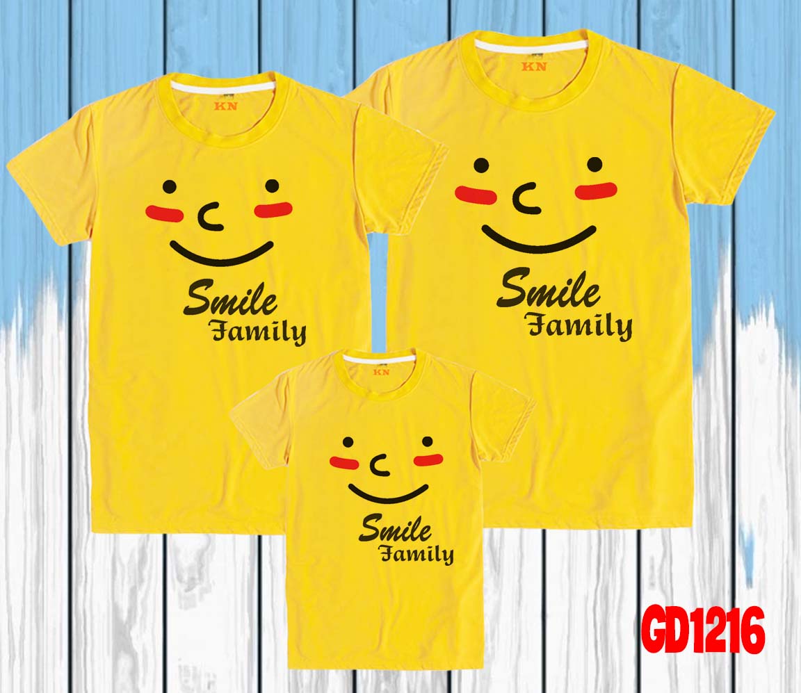 Áo thun gia đình combo 3 4 5 6 người đồ đồng phục đi chơi du lịch biển -gd1216