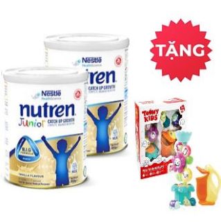 [Tặng 1 BỘ ĐỒ CHƠI TẮM VỊT VÀ HOA] Combo 2 lon sữa bột Nutren Junior cho trẻ từ 1-12 tuổi lon 850g thumbnail