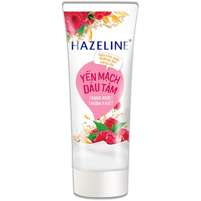 Sữa rửa mặt sáng da ngừa mụn Hazeline (tuýp 100g)