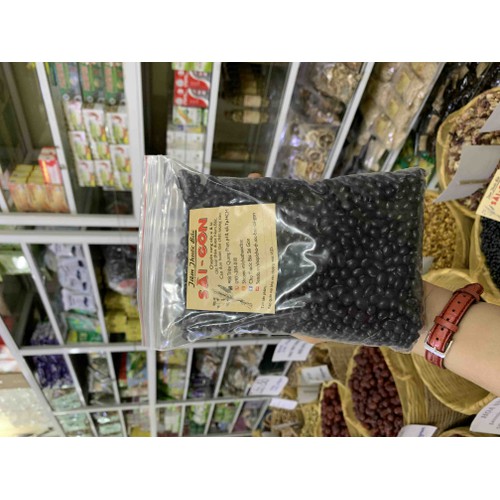 [HCM]Đậu Đen Xanh Lòng Đã Rang Thơm Hạt To Tròn 500g
