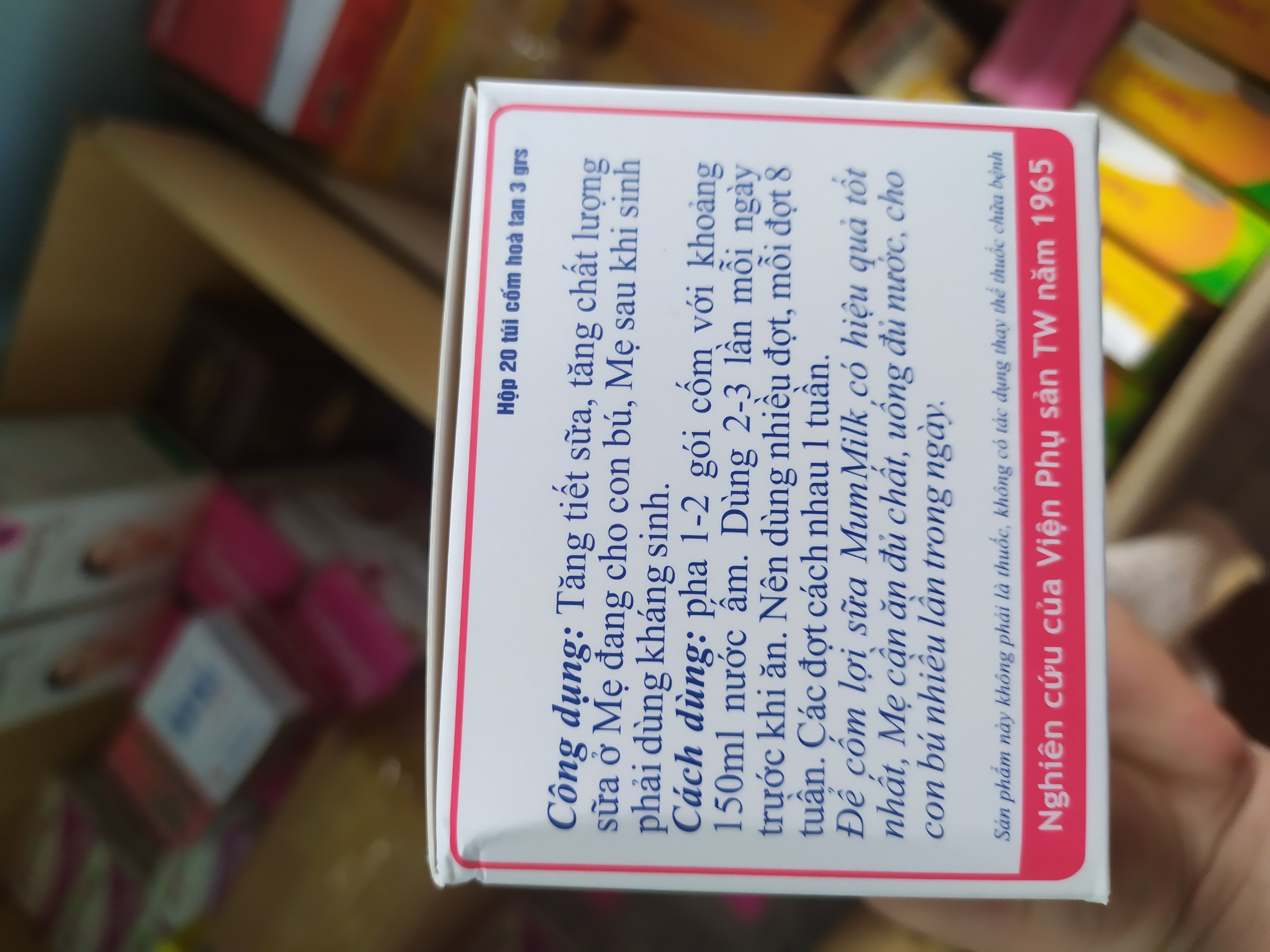 Cốm Lợi Sữa Mummilk dành CHO PHỤ NỮ SAU SINH