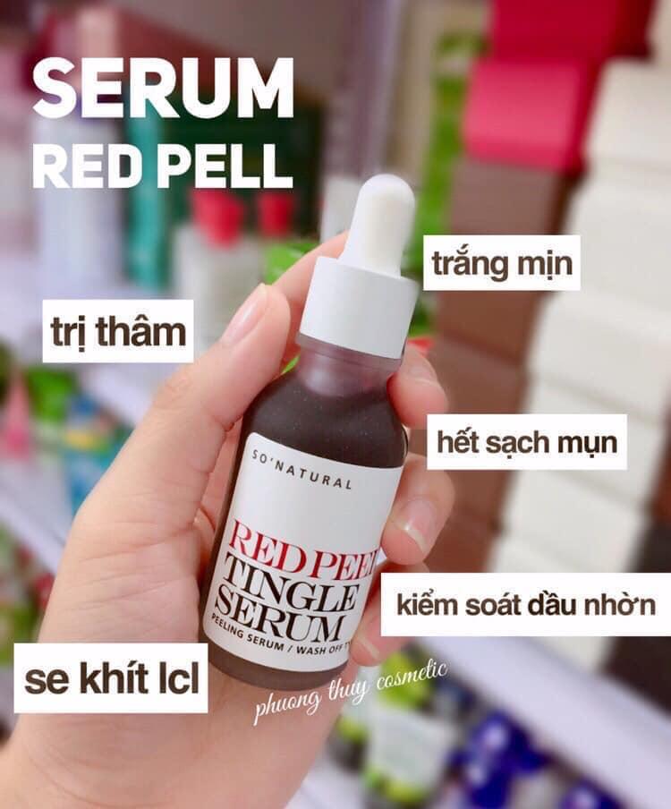 Tinh Chất Thay Da Sinh Học So’Natural Red Peel Tingle Serum